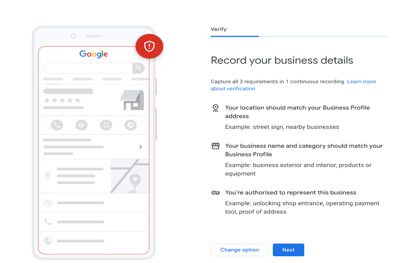 How to complete video verification for a Google Business Profile
